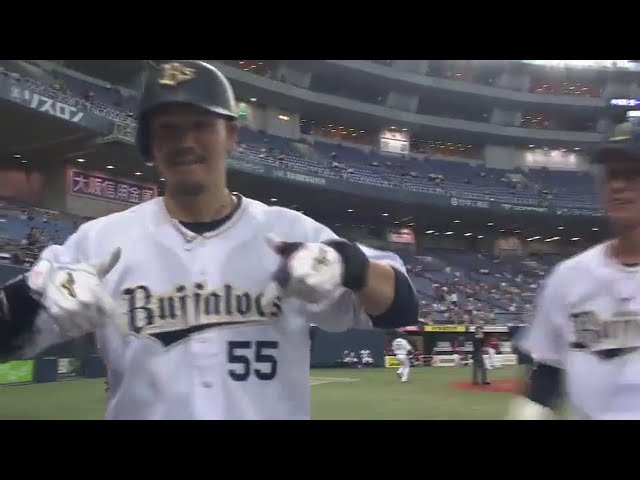【8回裏】バファローズ・T-岡田がバックスクリーンへ11号ソロを放つ!! 2017/5/23 Bs-E
