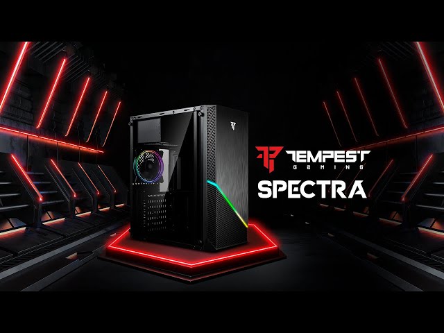 Torre Tempest Spectra RGB ATX nera video