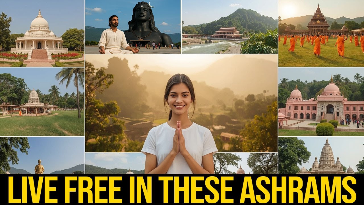 10 Free Ashrams to Stay Permanently in India | Volunteer, Karma Yoga & Spiritual Living Guide