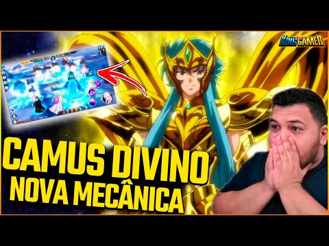 🚨 CAMUS DIVINO🚨NOVA MECÂNICA DE CONGELAR??? NOVO C@NCER DO JOGO?! // SAINT SEIYA AWAKENING