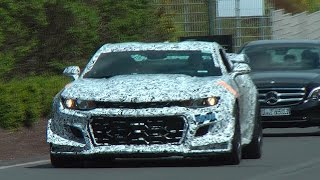 All new Chevy Camaro Z/28 Prototype Spied on Nurburgring!