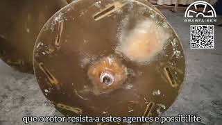 Rotor Especial para Exaustor para Gases Corrosivos