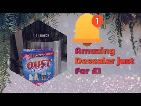 How to Descale #bosch water kettle with oust in just £1 🥰