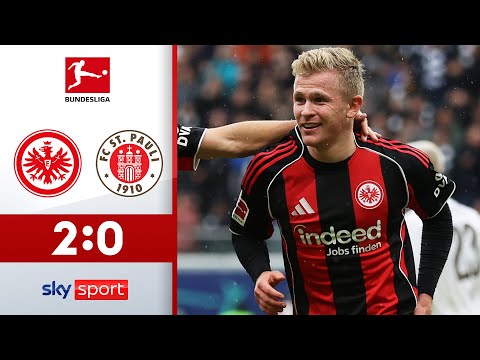 Doppelter Burkardt überragt! | Eintracht Frankfurt - FC St. Pauli | Highlights - Spieltag 8 -  25/26