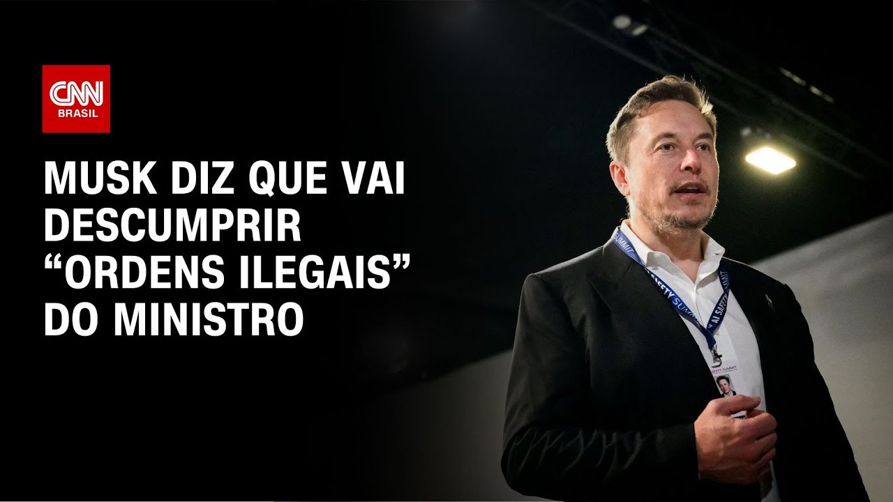 Musk diz que vai descumprir “ordens ilegais” do ministro  | CNN NOVO DIA