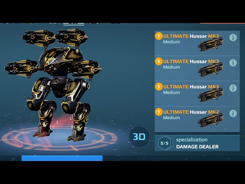 [WR] 🔥ULTIMATE HUSSARS🔥ON ULTIMATE LEECH “Surprisingly A Fun Build” (War Robots)