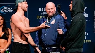 UFC 206 Weigh-Ins: Donald Cerrone vs. Matt Brown Staredown