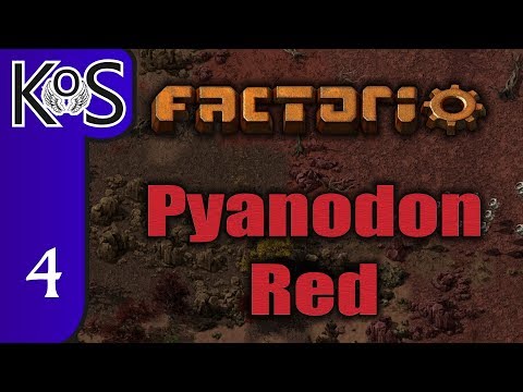 Factorio Pyanodon Red Ep 4: GREEN CIRCUITS & STONE - 0.16 - Gameplay, Let's Play