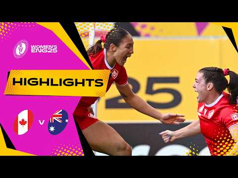 Canadian domination in Bristol 😱 | Canada v Australia | Rugby World Cup 2025 | Highlights