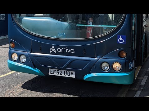 MAX THRASH | Service 43: 7415/LF52UOY - Volvo B7TL Wright Eclipse Gemini 1