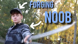 16 y/o BLACKSMITH FORGES a SWORD?!
