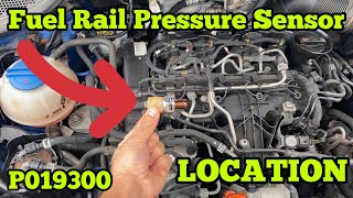 VW SEAT SKODA AUDI P019300 Fuel Rail Pressure Sensor ‘A’ Circuit High Input