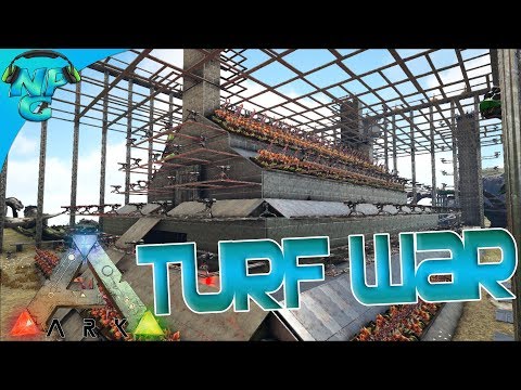 ARK Raid - Turf War: Raiding our Old Base Location! ARK Ragnarok PVP E37