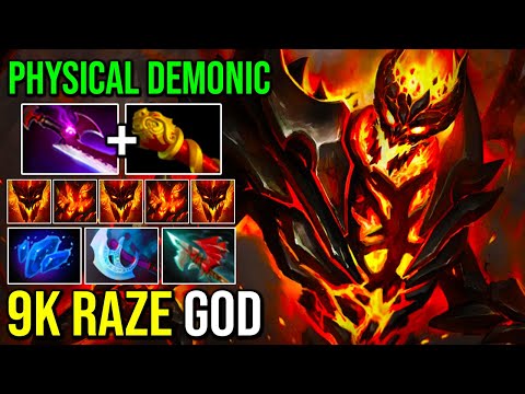 POWER PHYSICAL BUILD Shadow Fiend with MKB + Silver Edge Intense DMG Nobody Can 1v1 Dota 2