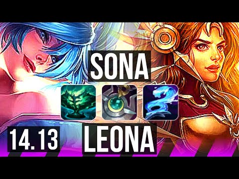 SONA & Kai'Sa vs LEONA & Lucian (SUP) | 6/2/23, 21k DMG, 1400+ games | EUW Master | 14.13