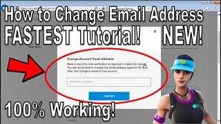 fortnite how to change your email address new 2019 fastest tutorial - fortnite change email