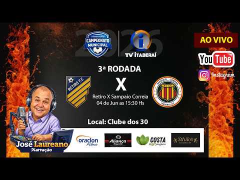 CAMPEONATO MUNICIPA DE ITABERAÍ/GO | RETIRO X SAMPAIO CORREIA | TV ITABERAÍ