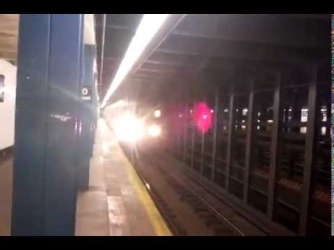 NYC Subway:1988-89 Kawasaki R68A  on a Brighton Beach bound (B) train