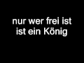 In Extremo - Frei zu sein + lyrics