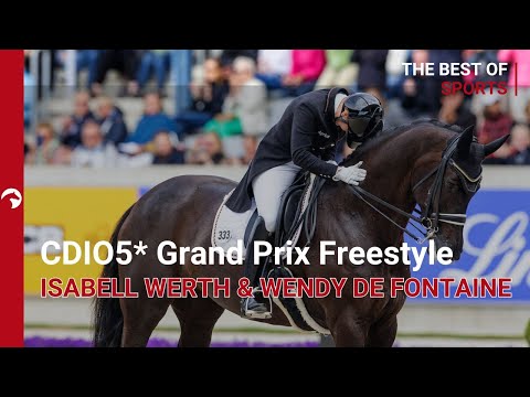 Isabell Werth & Wendy de Fontaine win the CDIO5* Grand Prix Freestyle in Aachen