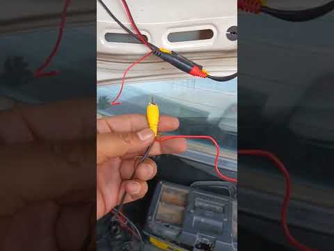 Install a reversing camera easily step by step