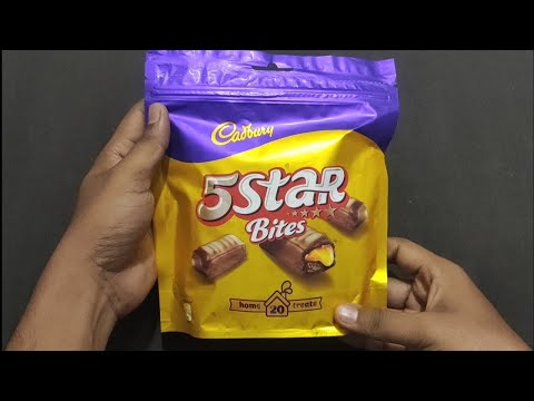 Cadbury 5 Star Bites Home Treats || Diwali special ||  5 Star || Cadbury| Asmr ||satisfying video ||