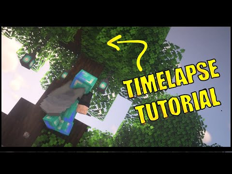 HOW TO MAKE TIMELAPSE IN MINECRAFT
