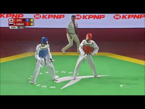 World Taekwondo Grand-Prix Moscow 2018. M - 58. Полуфинал. JANG-KANAEV.