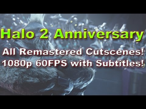 Halo 2 Anniversary - All Remastered Cutscenes with Subtitles in 1080p at 60FPS!