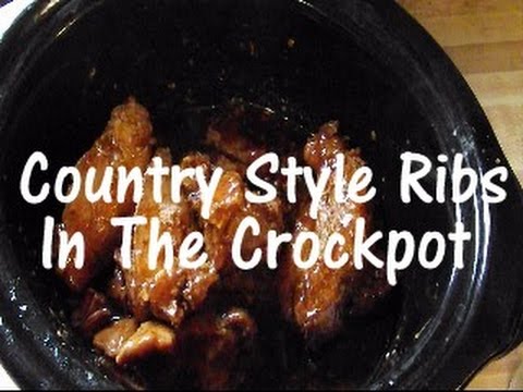 Crockpot Country Style Barbecue Spare Ribs