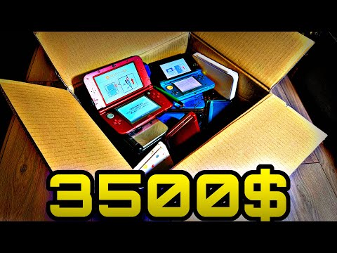 3500$ RETRO NINTENDO CONSOLE MYSTERY BOX UNBOXING