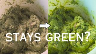 The Trick That Keeps Guacamole Green