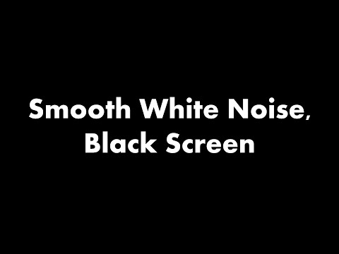 🔴 Smooth White Noise, Black Screen ⚪⬛ • Live 24/7 • No mid-roll ads