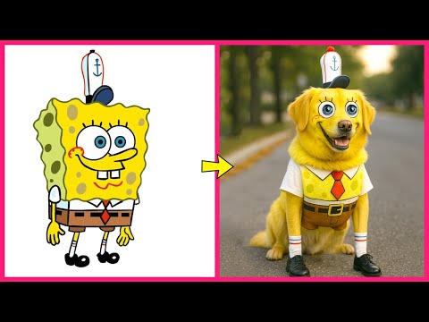 SpongeBob SquarePants If They Were Dog In Real Life