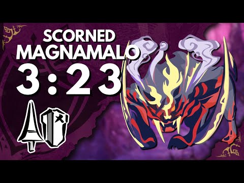 MHR: Sunbreak [PC] | Scorned Magnamalo | Lance Solo | 3'23