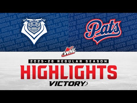 Victoria Royals at Regina Pats 01/17 | WHL Highlights 2025-26