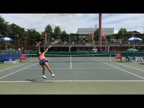 華谷和生 vs 川崎光美 2018_08 セキショウ＄2.5k予選1R 2018-08