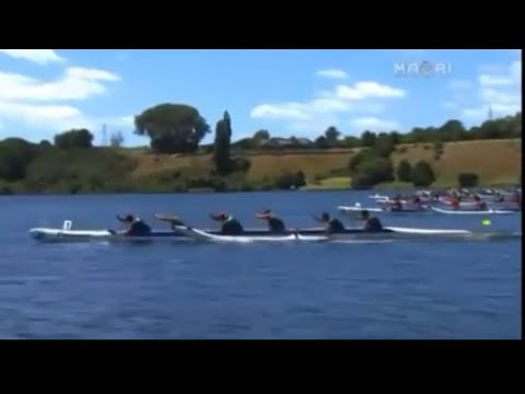 Waka ama nationals 2014 J19 boys 500m Final.