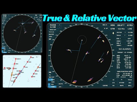 True Vector vs Relative Vector: A Guide to Collision Prevention and Safe Navigation l Marine RADAR