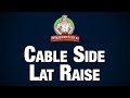 Cable One Arm Side Lateral Raise