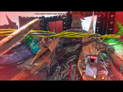 Raiding a MASSIVE TEK base! Showing you how I raid! Ark Official PvP Part 1