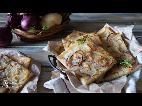 SCHIACCIATA PATATE E CIPOLLE