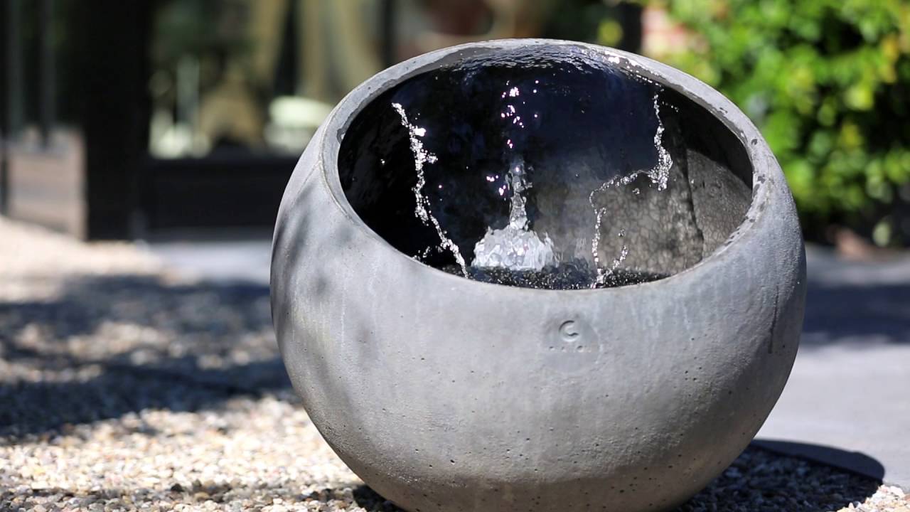 Bol Water; waterval (waterornament) voor tuin, terras en balkon