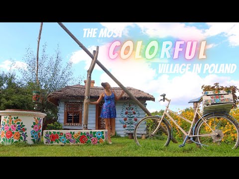 Visiting the BEAUTIFUL village of Zalipie | POLAND Travel Vlog | Day trip from KRAKOW | SOLO Travel