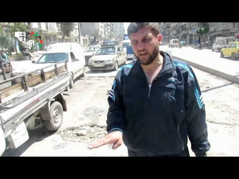 لقاء مع المشرف على اصلاح الطرقفي المجلس المحلي لمدينة حلب