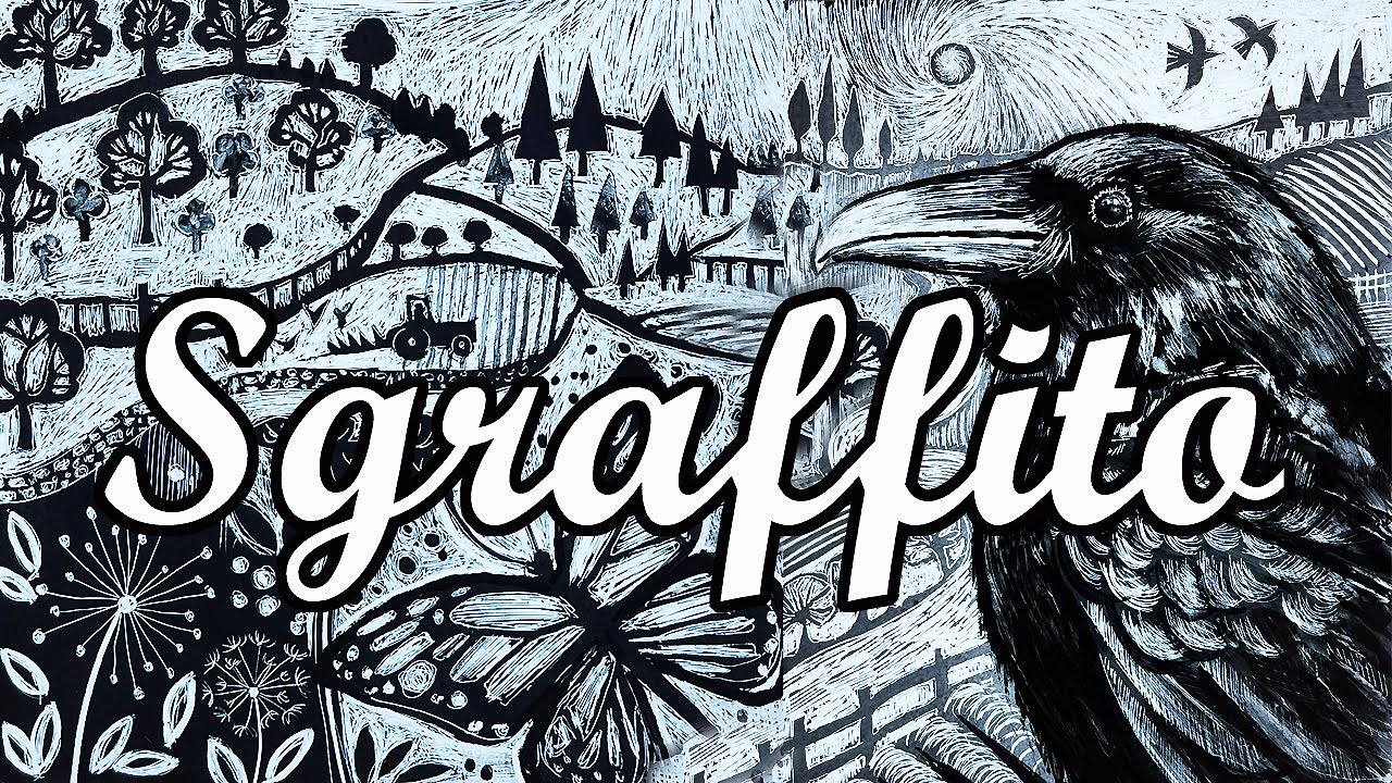 I Tried Sgraffito on Glass - its my new Superpower!