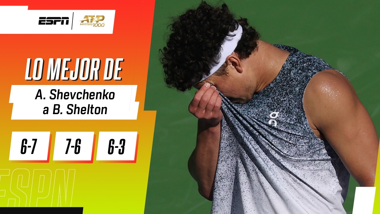 SHEVCHENKO JUGÓ EL PARTIDO DE SU VIDA Y ELIMINÓ A BEN SHELTON EN MIAMI | RESUMEN
