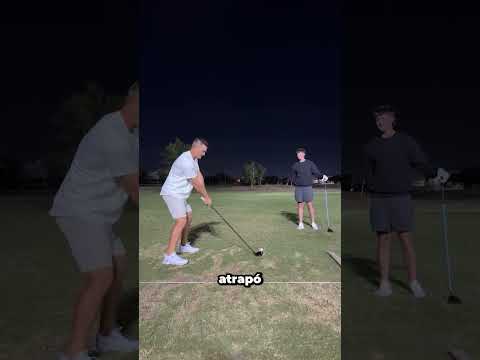 Los reflejos de este chico dejaron impactado a su hermano😱⛳ #golf #shorts #viral #deportes