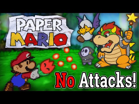 Can You Beat Paper Mario 64 Without Attacking?