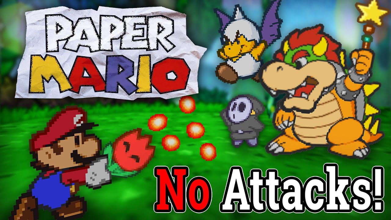 Can You Beat Paper Mario 64 Without Attacking?